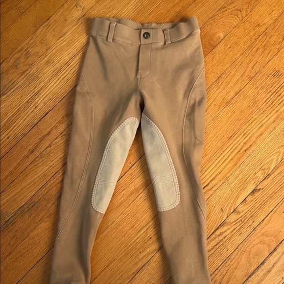 Kids Tan Equestrian Leggings, EUC Equestrian Pants - Picture 1 of 4